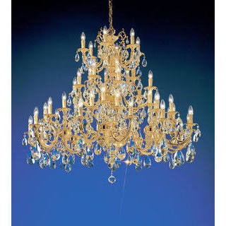 Classic Lighting 5748 SBB C Princeton Chandelier in Satin Bronze with Brown Patina with Crystalique